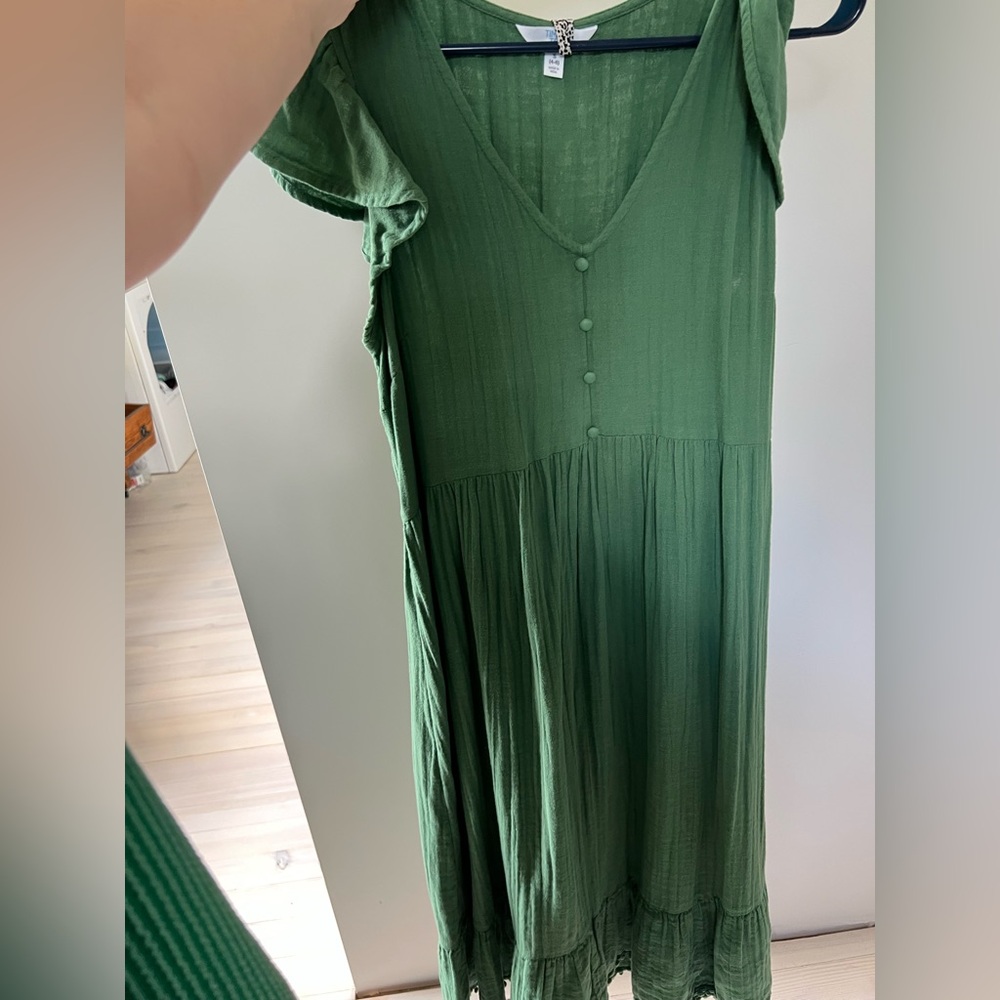 Casual Kelly Green Dress